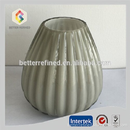 Blown Colored Ridged Reed Diffuser Bottle